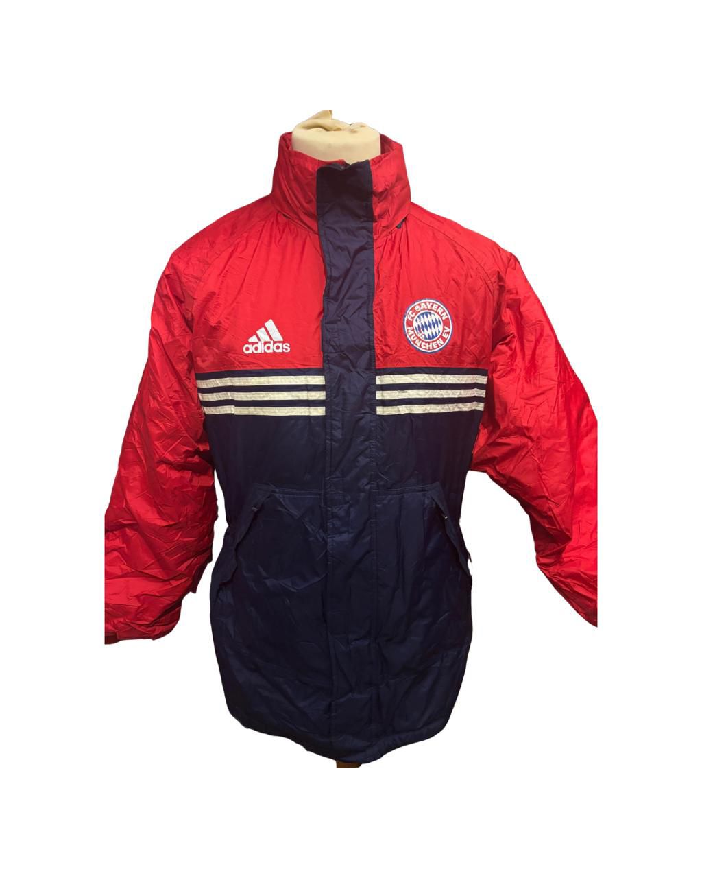FC Bayern München 90s Vintage Puffer/Bench Jacket (M) (6/10)