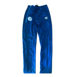 Schalke 04 trainingsbroek BNWT kids maat 158 voorkant