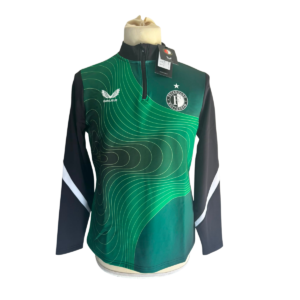 Feyenoord Trainingsjas 1/4 Zip Banlieue BNWT maat S/M voorkant
